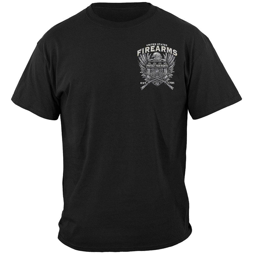 United States Fire Arms Silver Foil Premium T-Shirt