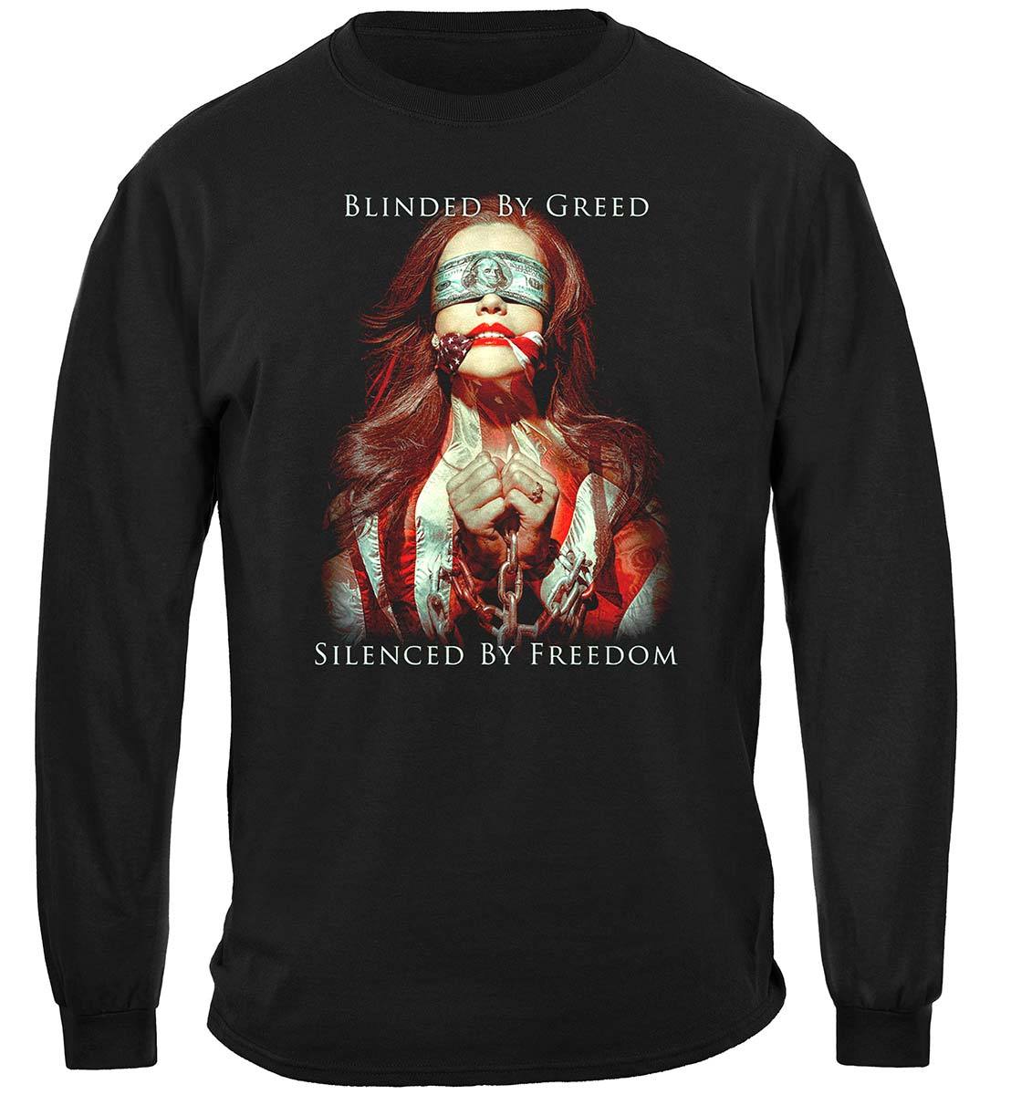 Blinded By Greed Premium Long Sleeves