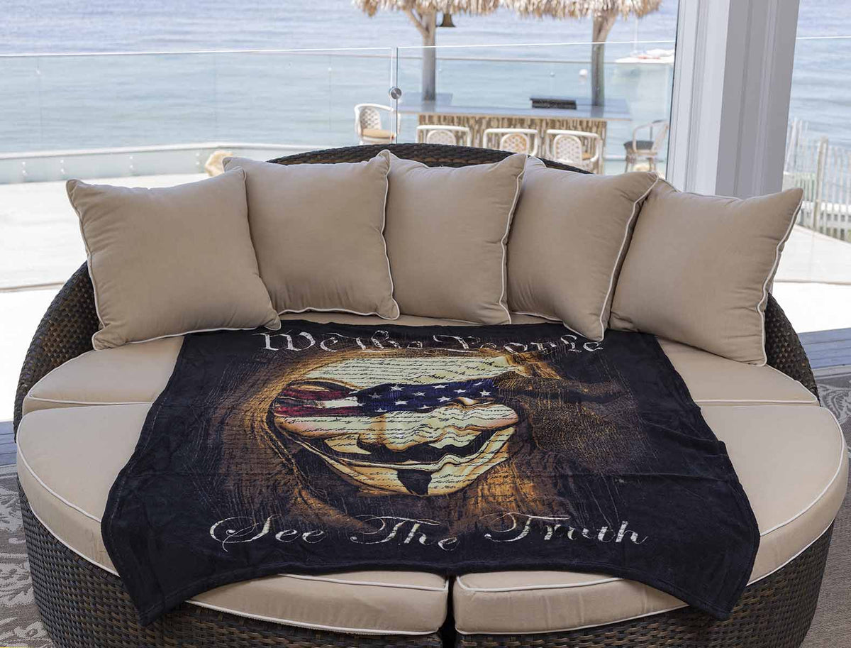 We The People See The Truth Premium Blanket