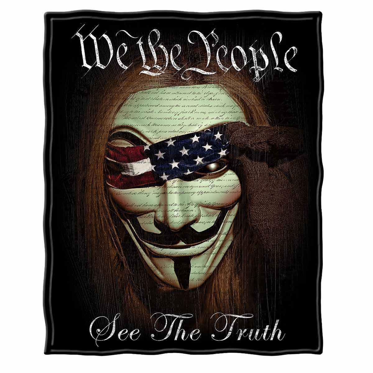 We The People See The Truth Premium Blanket