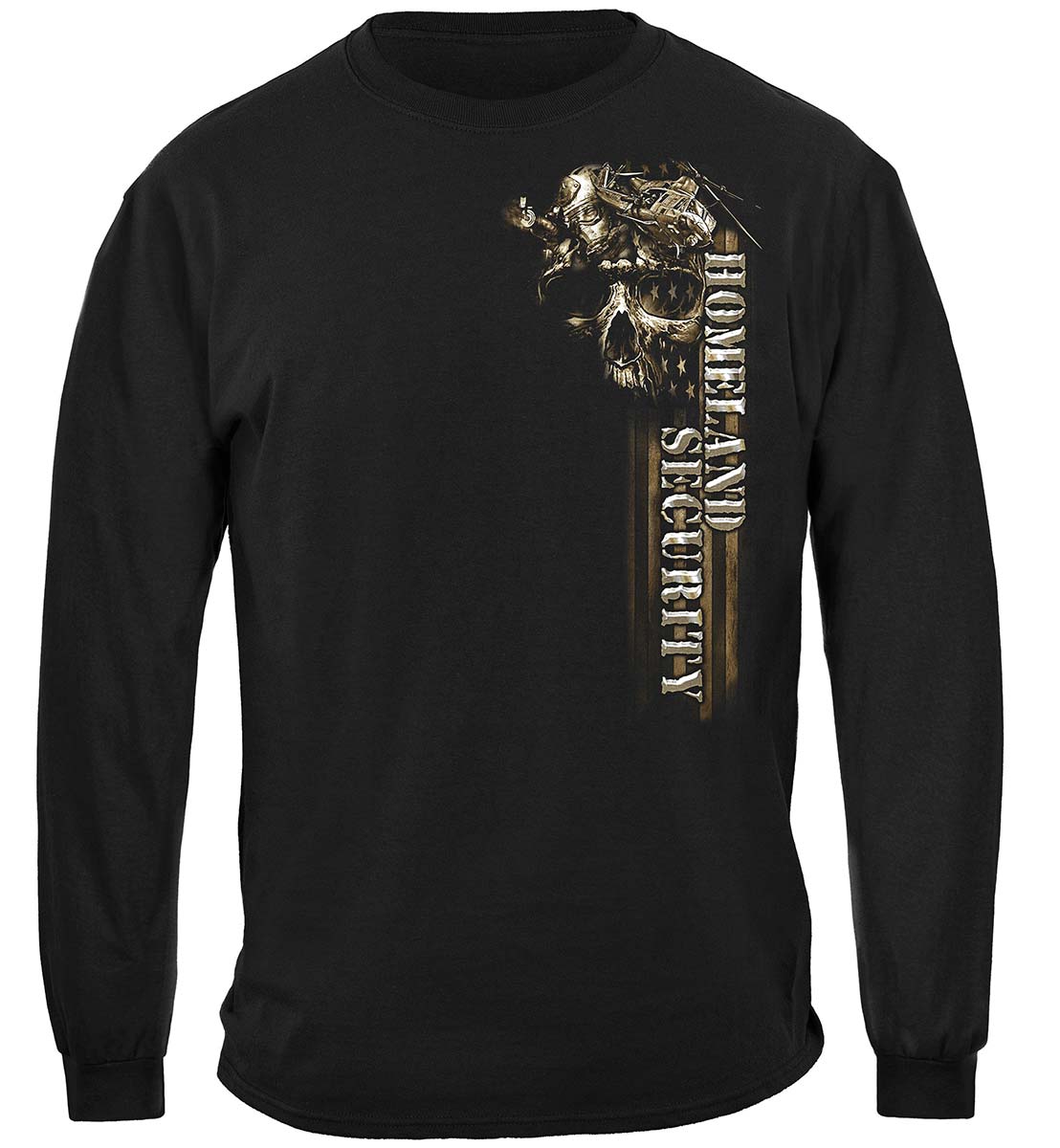 Homeland Security Land Air and Sea Premium Hooded Sweat Shirt