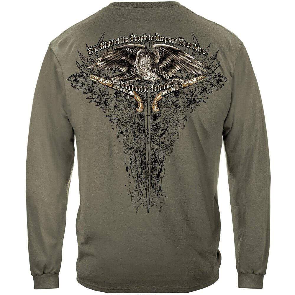 2nd Amendment Eagle Tattoo Premium Men&#39;s T-Shirt