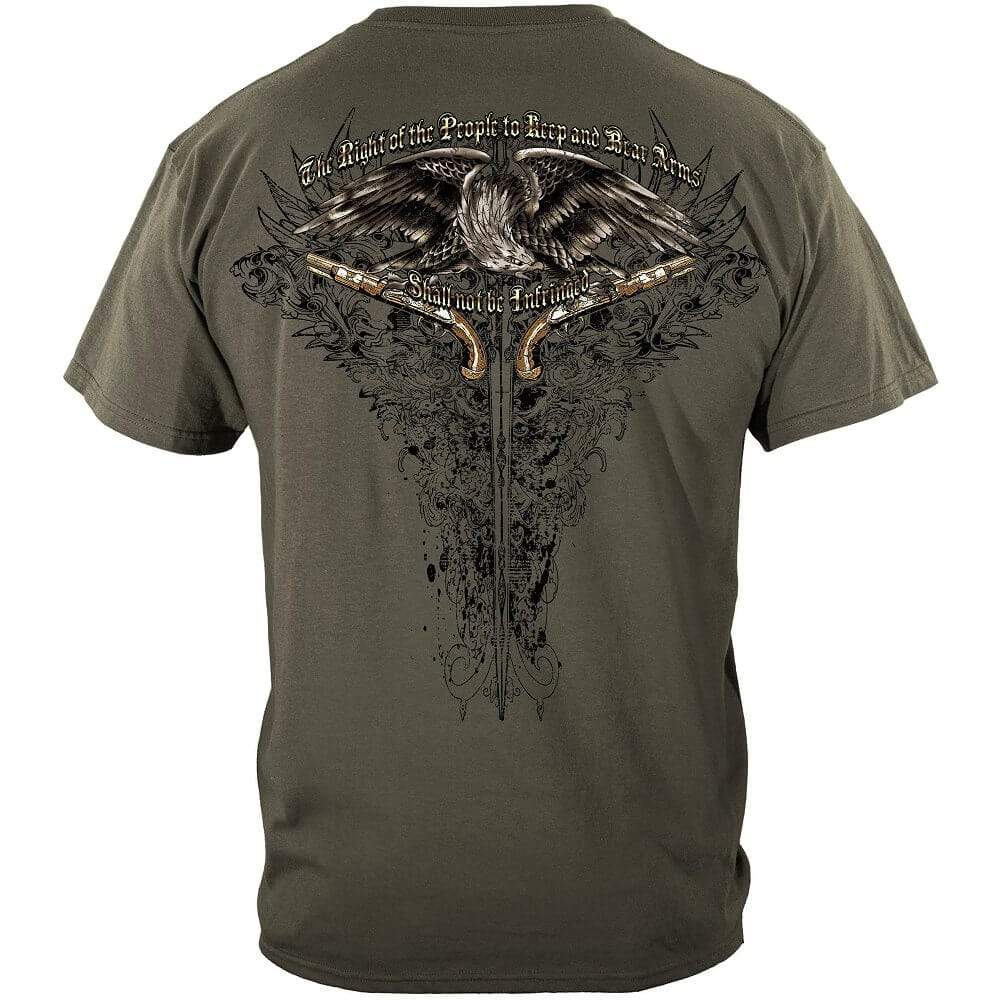 2nd Amendment Eagle Tattoo Premium Men&#39;s T-Shirt