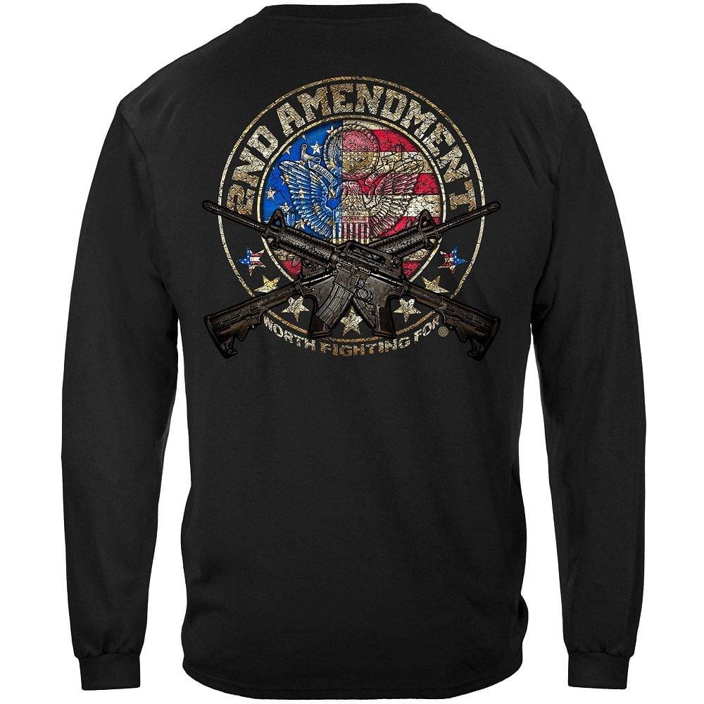 2nd Amendment Distressed Premium Long Sleeves