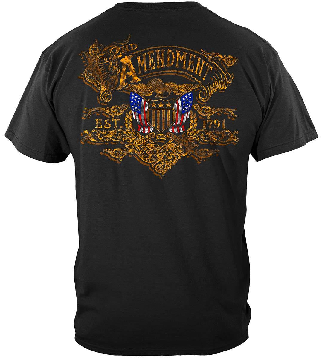 2nd Amendment Gold Vintage Premium T-Shirt