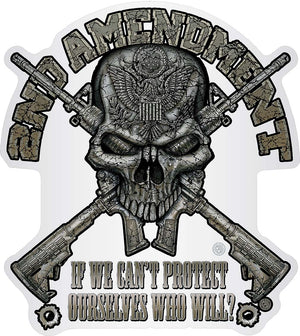 More Picture, 2nd Amendment Protect Ourselves Premium Reflective Decal