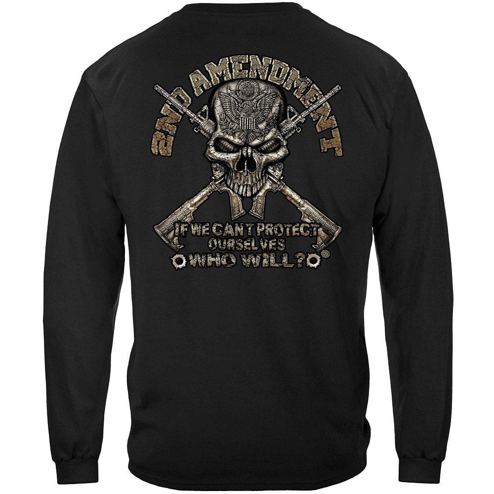 2nd Amendment Protect Ourselves Premium Men&#39;s Hooded Sweat Shirt