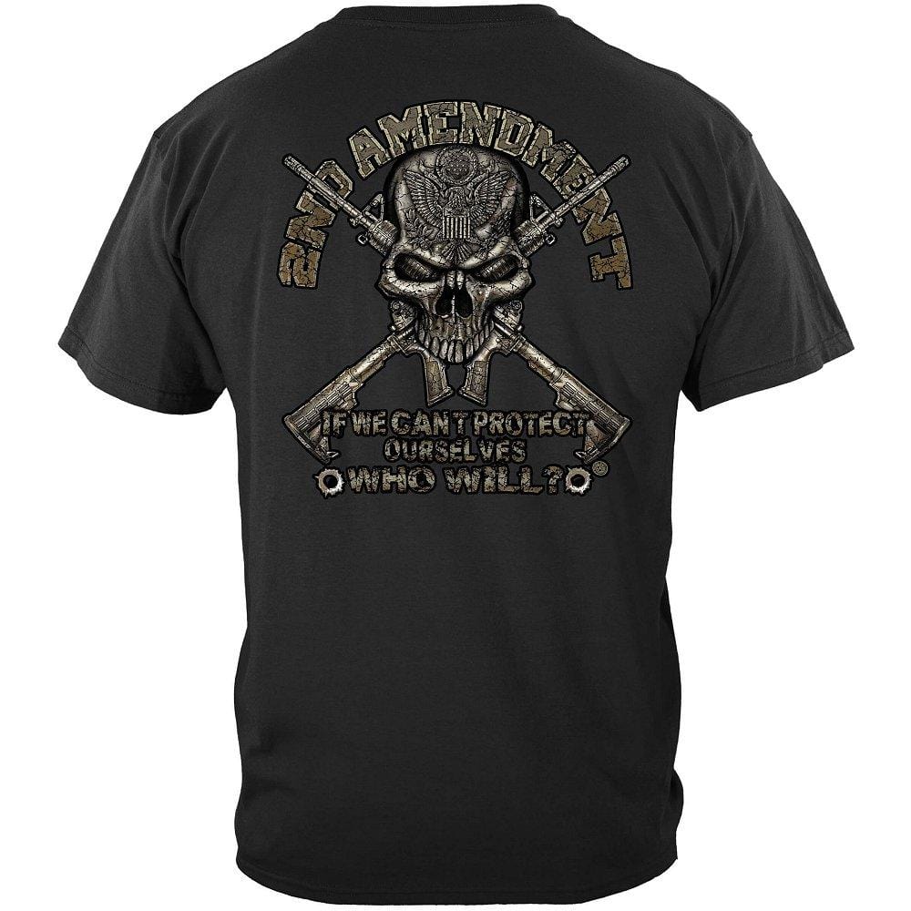 2nd Amendment Protect Ourselves Premium Men&#39;s Hooded Sweat Shirt