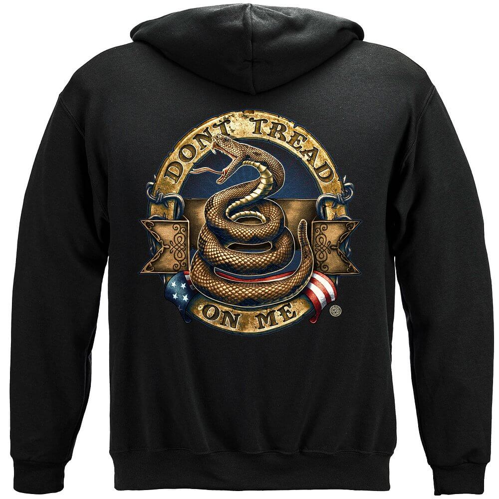 Don&#39;t Tread On Me Stone Gold Premium Long Sleeves