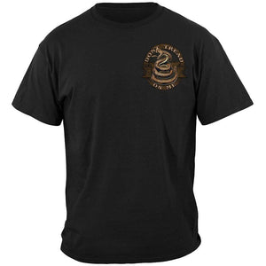 More Picture, Don't Tread On Me Stone Gold Premium T-Shirt