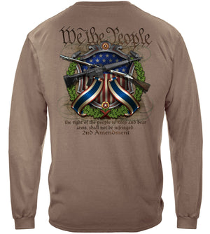 More Picture, We The People 2nd Amendment Crossed Arms Premium Men's Hooded Sweat Shirt