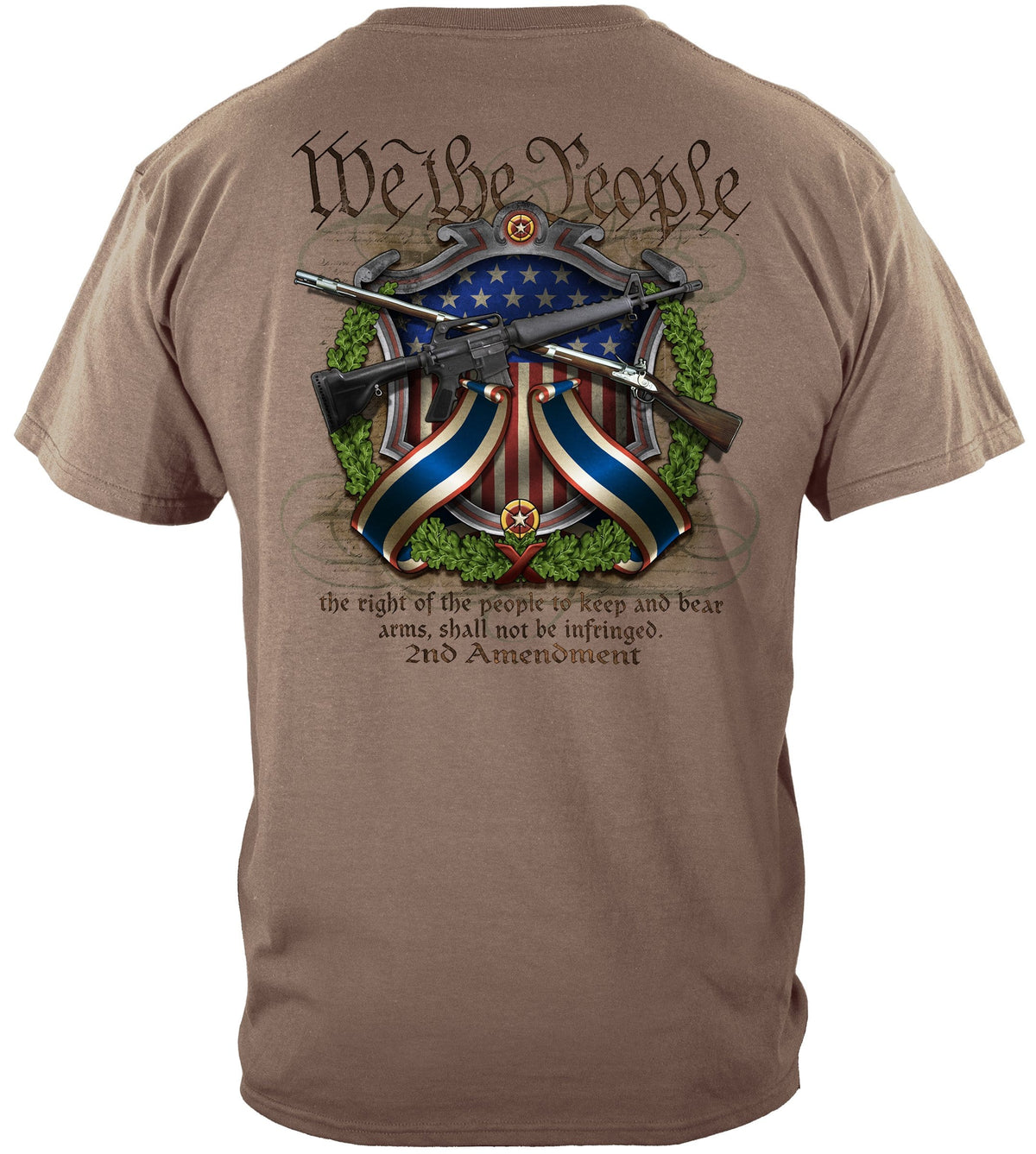 We The People 2nd Amendment Crossed Arms Premium Men&#39;s Hooded Sweat Shirt
