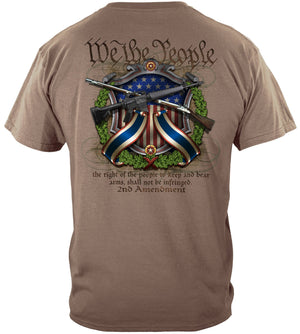 More Picture, We The People 2nd Amendment Crossed Arms Premium Men's Hooded Sweat Shirt
