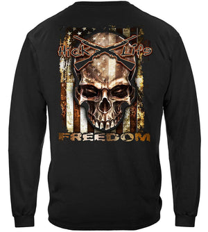 More Picture, American Flag-Freedom Premium Long Sleeves