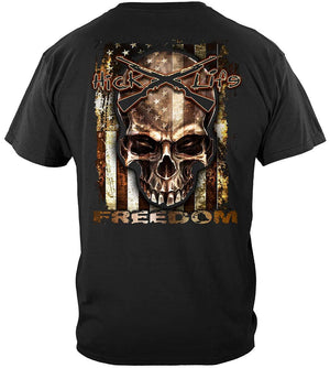 More Picture, American Flag-Freedom Premium Hooded Sweat Shirt