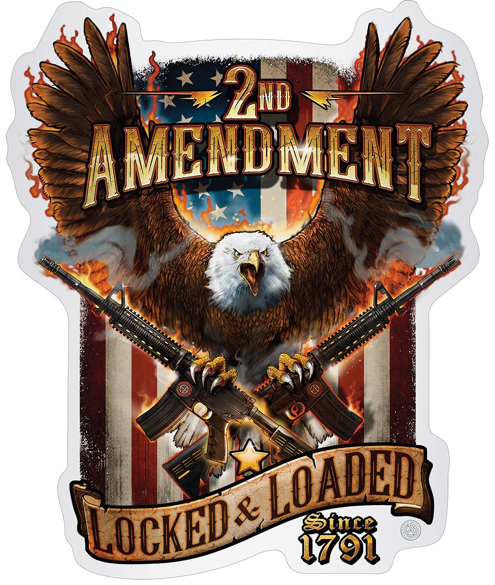 2nd Amendment Attack Eagle Ar15 Premium Reflective Decal