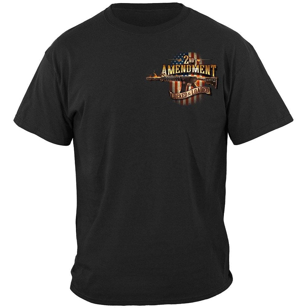 2nd Amendment Attack Eagle With Double AR15 Premium Men&#39;s Long Sleeve