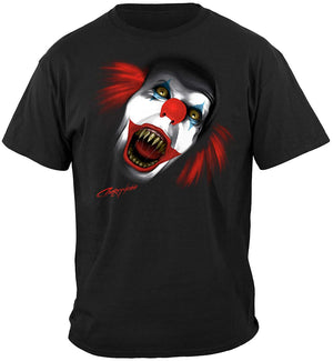 More Picture, Evil Clown Screaming Hooded Sweat Shirt