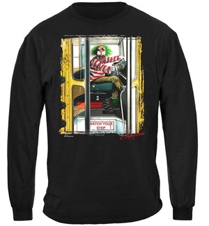 More Picture, Evil Clown School Bus Long Sleeves
