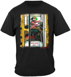 More Picture, Evil Clown School Bus T-Shirt