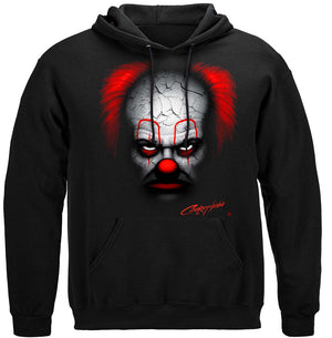 More Picture, Evil Clown Scary Hooded Sweat Shirt