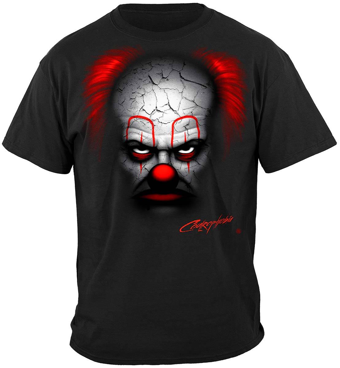 Evil Clown Scary Hooded Sweat Shirt