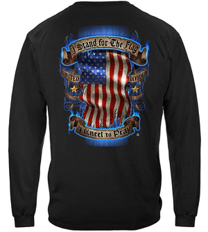 More Picture, I Stand For The Flag Premium Hooded Sweat Shirt