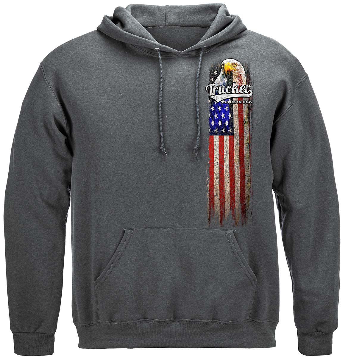 Trucker American Pride Flag Premium T-Shirt