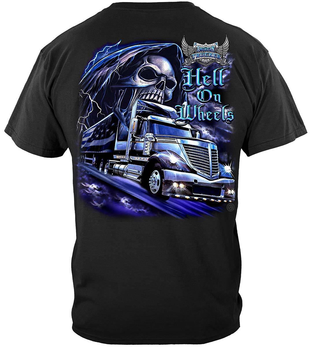 Trucker Hell On Wheels Premium T-Shirt