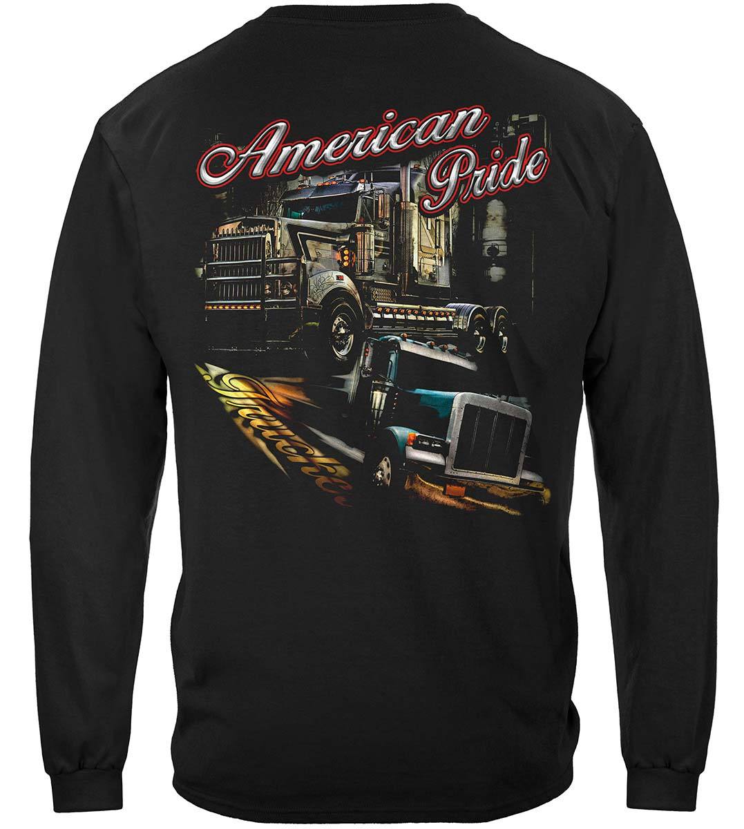 Trucker American Pride Premium Hooded Sweat Shirt