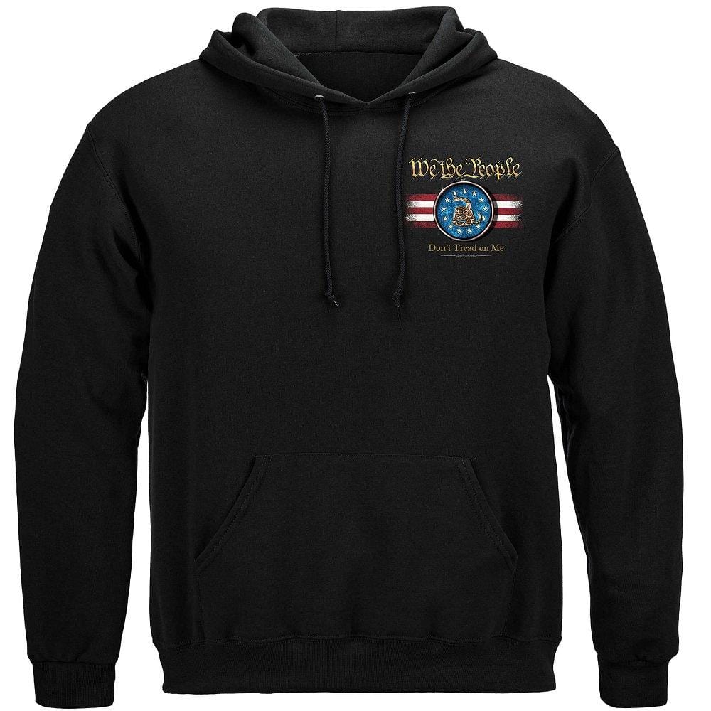 2nd Amendment We The People Thomas Jefferson Premium Men&#39;s Hooded Sweat Shirt