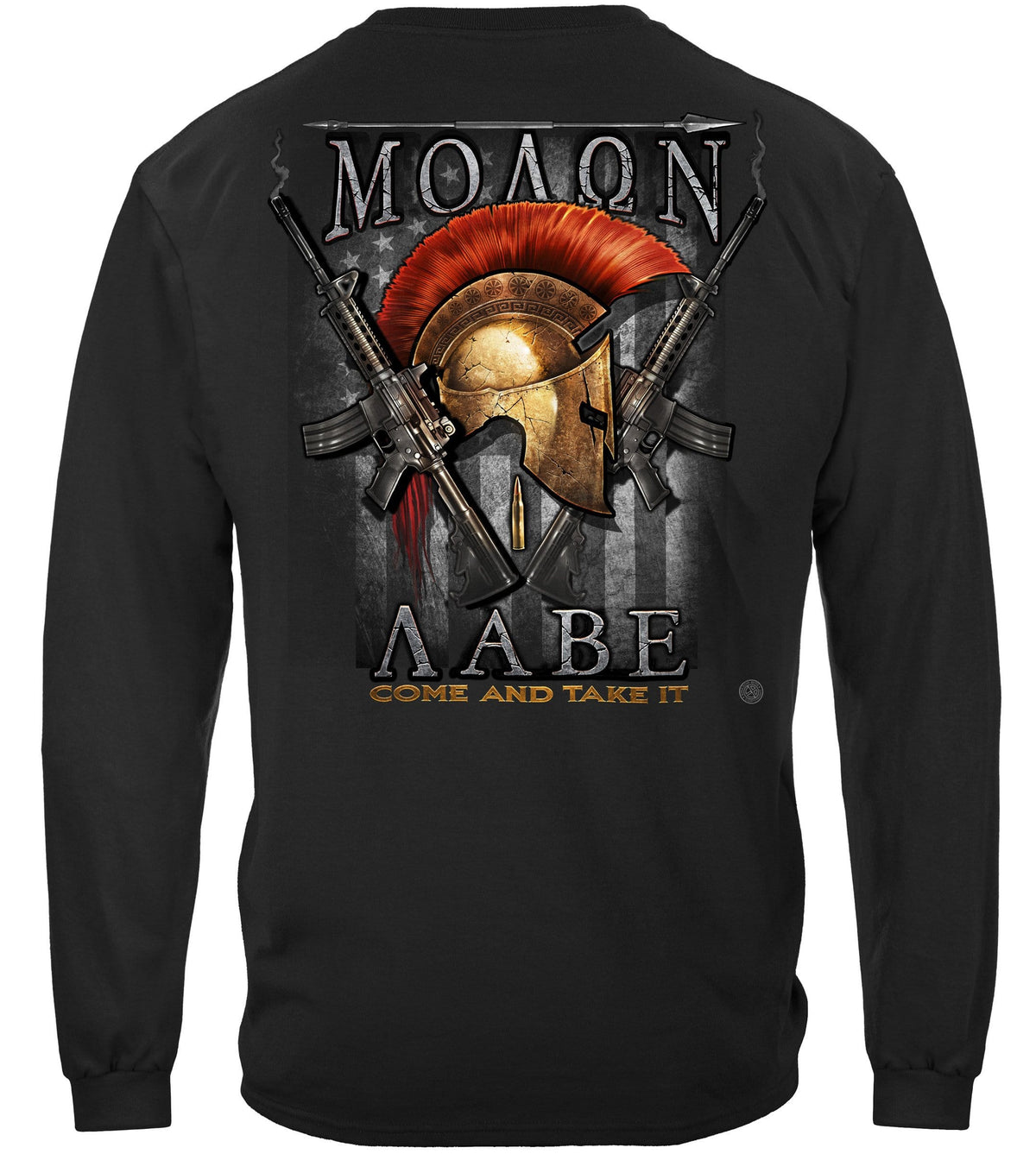 2nd Amendment Molon Labe Premium Men&#39;s Long Sleeve