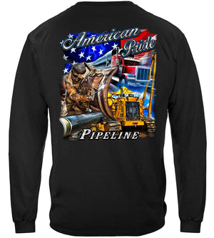 More Picture, American Pride Pipeline Premium Hooded Sweat Shirt