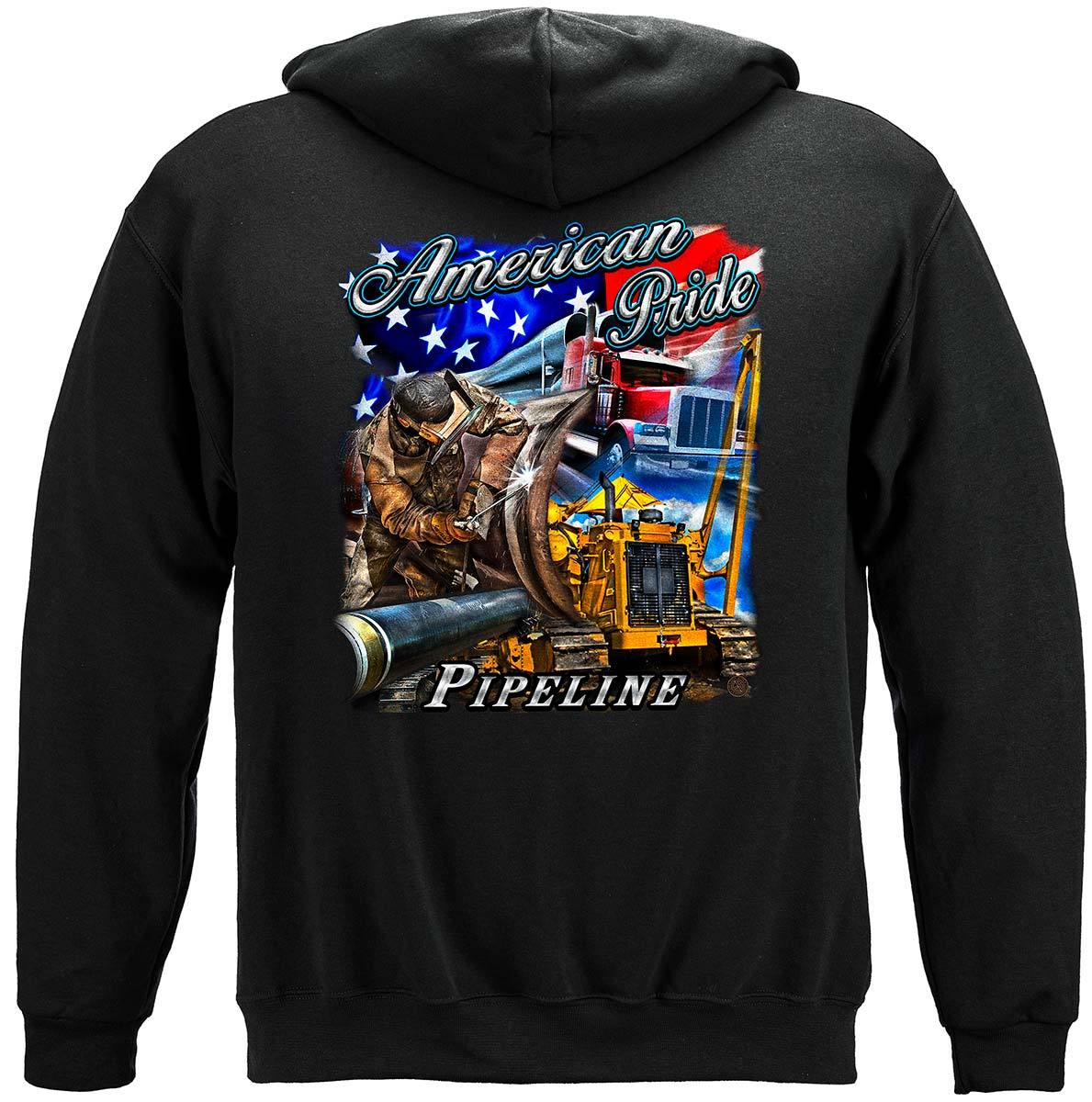 American Pride Pipeline Premium Hooded Sweat Shirt