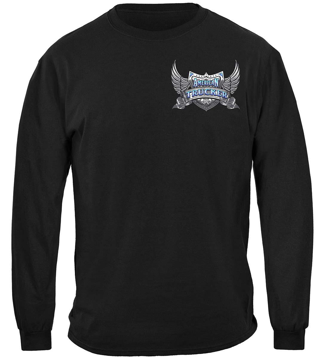 American Trucker Skull Premium T-Shirt