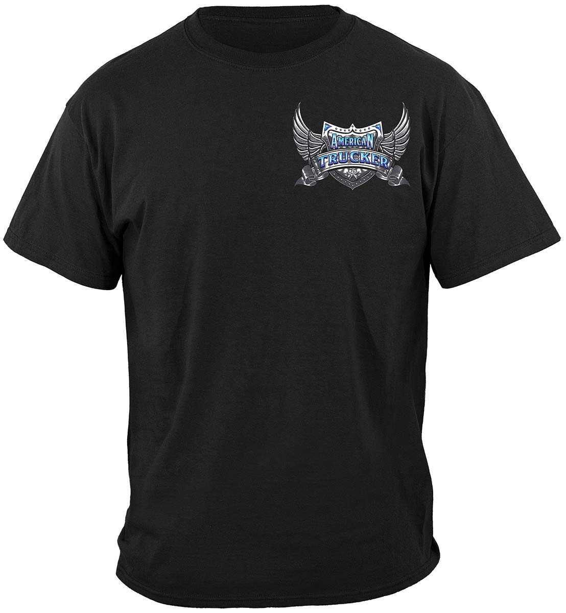 American Trucker Skull Premium T-Shirt