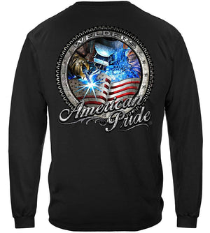 More Picture, American Pride Welder Premium Hooded Sweat Shirt