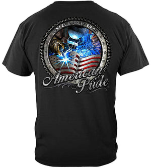 More Picture, American Pride Welder Premium Hooded Sweat Shirt