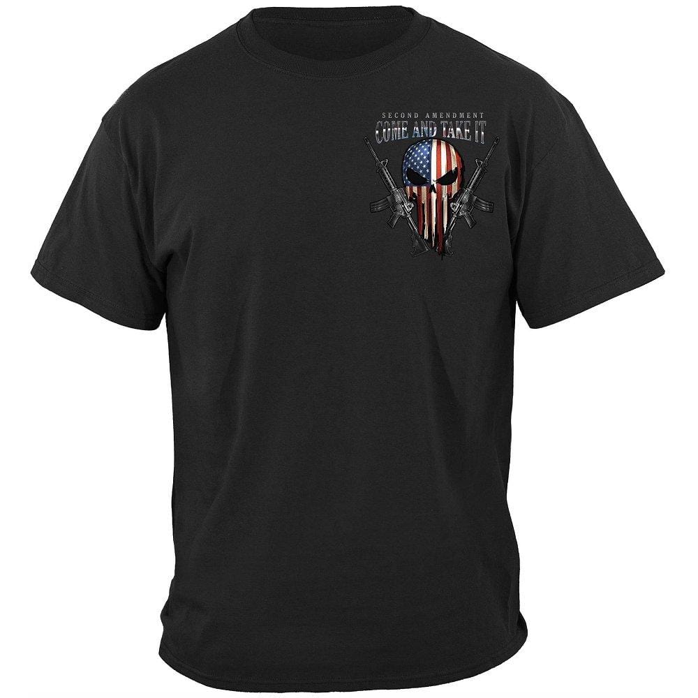 2nd Amendment Skull Of Freedom Hooded Sweat Shirt