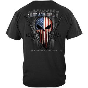 More Picture, 2nd Amendment Skull Of Freedom Hooded Sweat Shirt