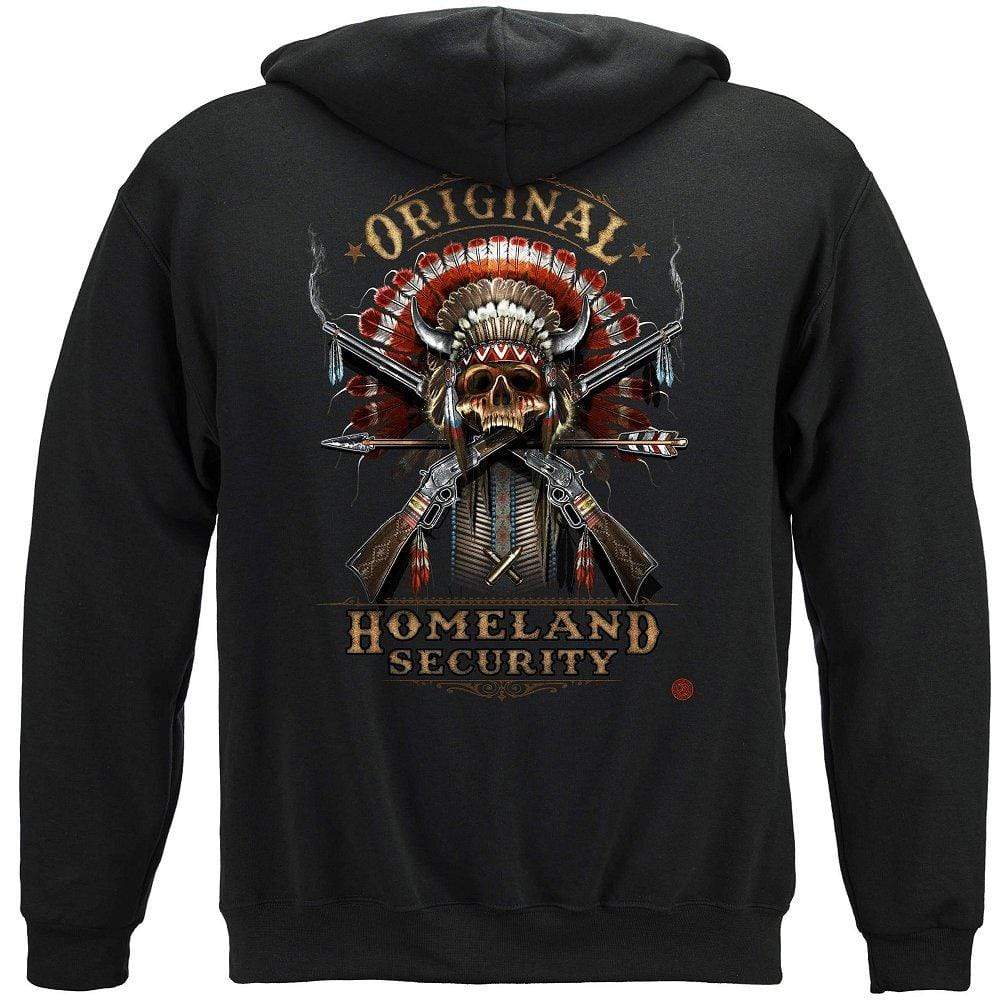 2nd Amendment Original Homeland Security Premium Men&#39;s Hooded Sweat Shirt
