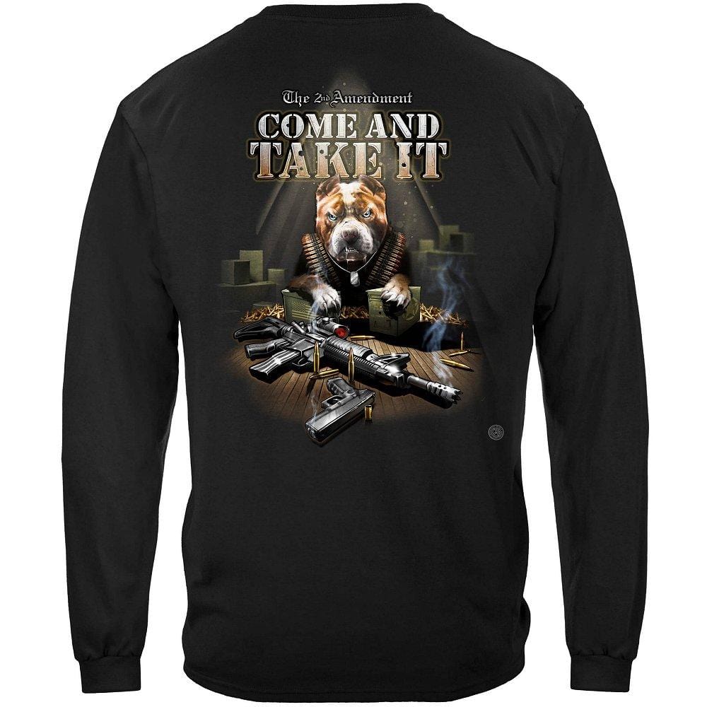 Come And Take It Pit Bull Premium Men&#39;s Long Sleeve