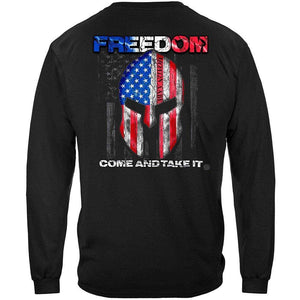 More Picture, American Flag Freedom Come and Take it Premium Hooded Sweat Shirt