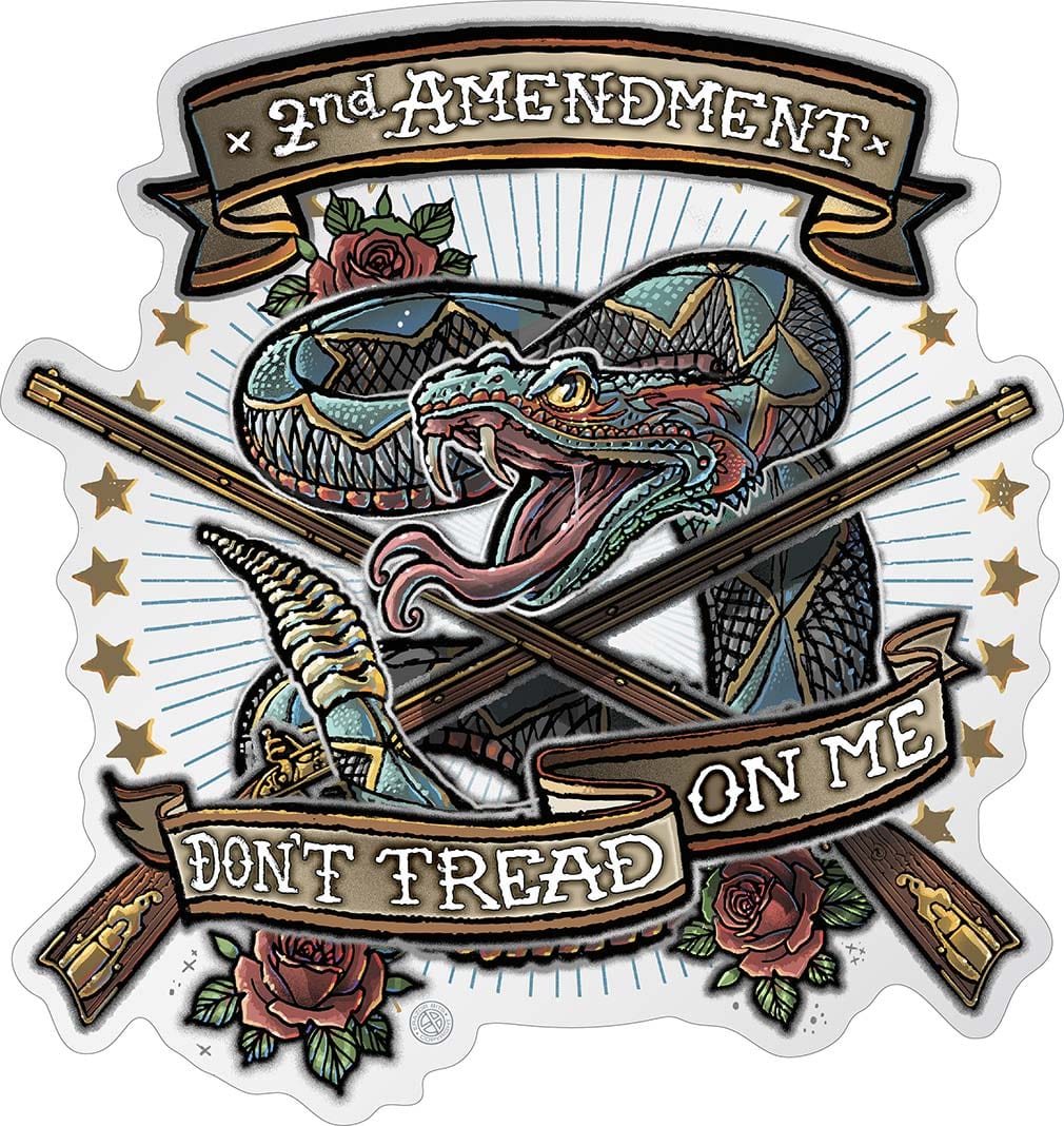 thumbnail image 2 of 2nd Amendment Vinyl Decal – Custom Size For Car Window Or Truck – Made In USA 2 of 6