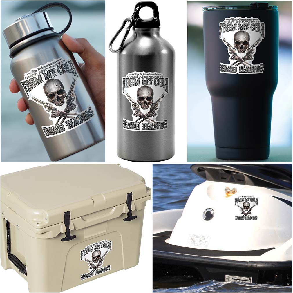 2nd Amendment  Come and Take it From My Cold Dead Hands Premium Reflective Decal