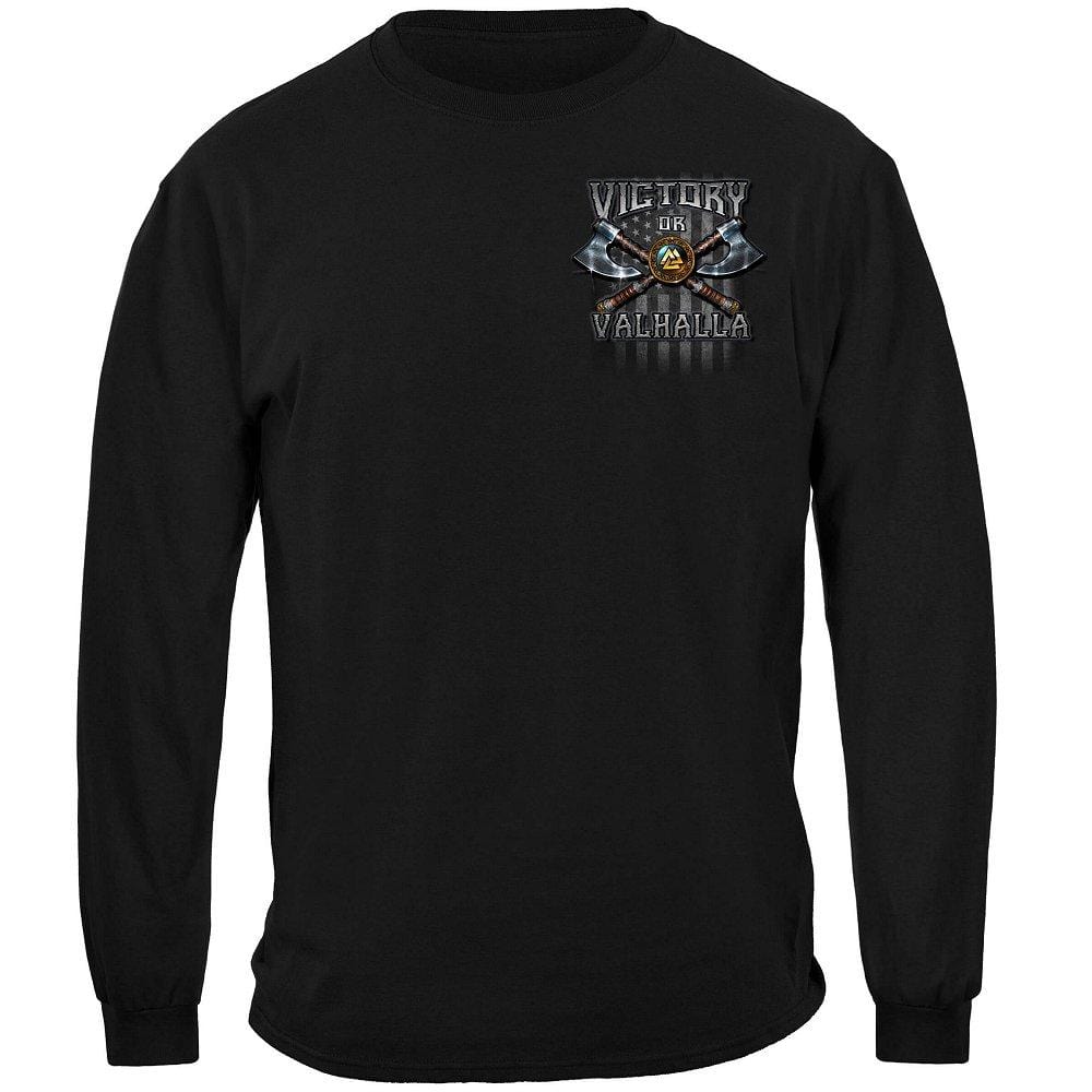 Victory Or Valhalla American Flag Freedom Come and Take it Premium T-Shirt