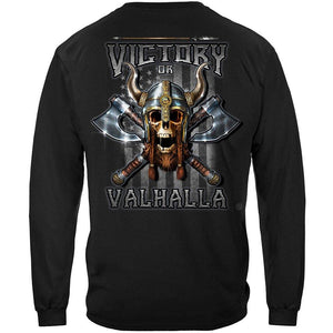 More Picture, Victory Or Valhalla American Flag Freedom Come and Take it Premium Hooded Sweat Shirt