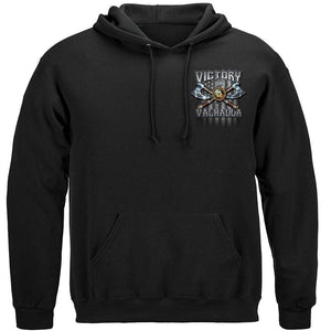 More Picture, Victory Or Valhalla American Flag Freedom Come and Take it Premium Hooded Sweat Shirt