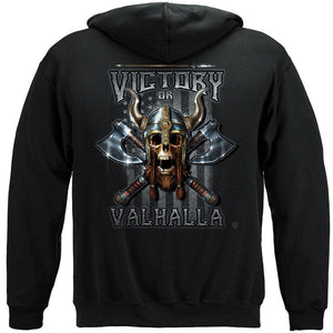 More Picture, Victory Or Valhalla American Flag Freedom Come and Take it Premium Hooded Sweat Shirt