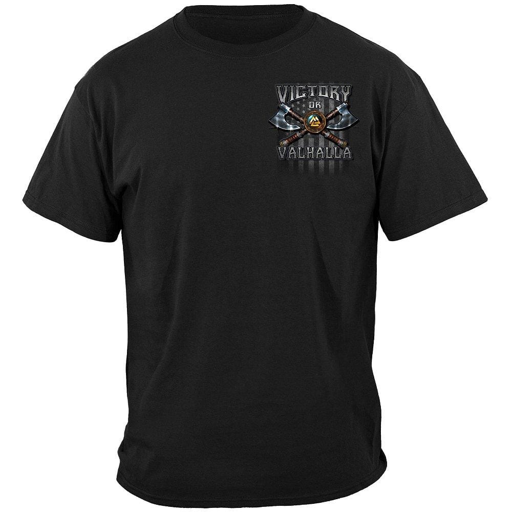 Victory Or Valhalla American Flag Freedom Come and Take it Premium T-Shirt